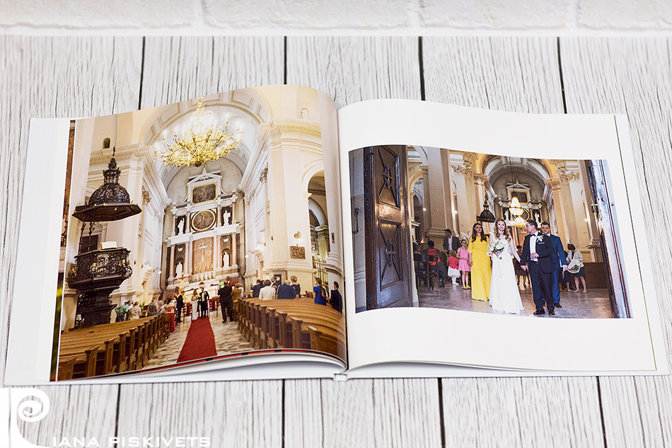 A wedding photo book is a masterpiece of a photographer or a final result of photo report of church ceremony and marriage registration, which can be viewed by turning over leaves of a photo book with pictures printed on the highest quality photographic paper.