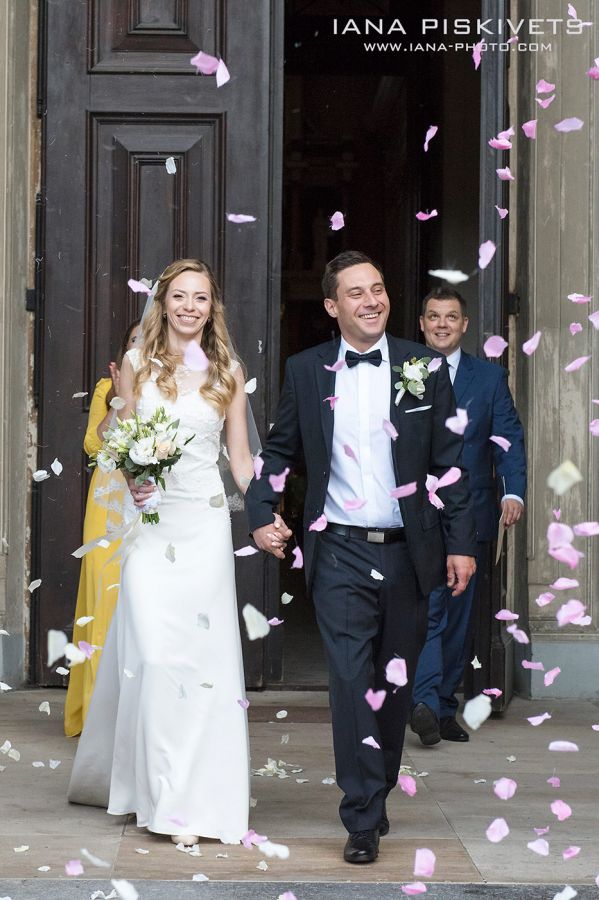 Wedding in the Church of All Saints in Warsaw