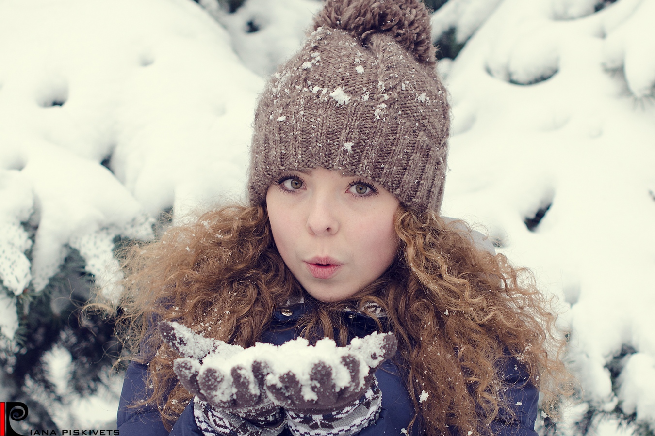 Winter snow and Marina!