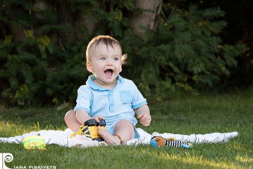 baby in park